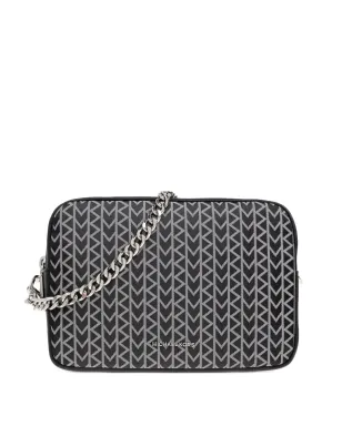 Michael Kors チェブロン柄チェーンクロスボディバッグ - ブラック - サムネイル1