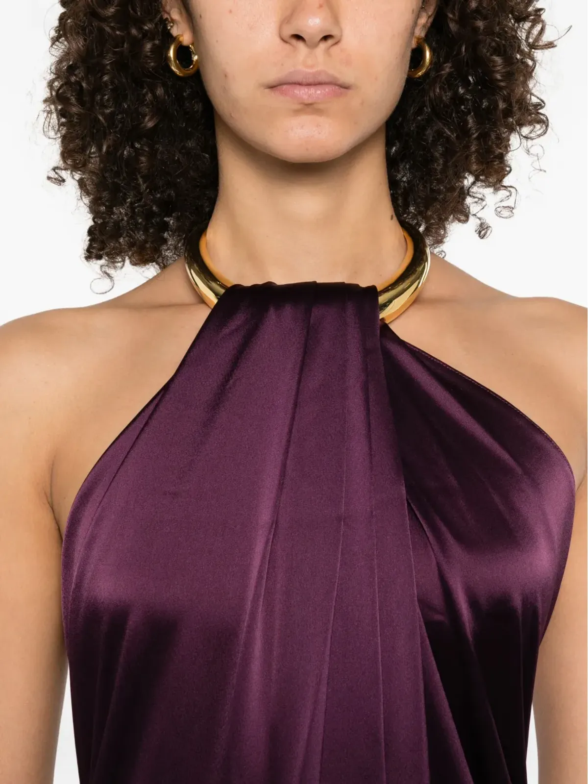 STEPHANE ROLLAND リングネック マキシドレス - 画像5