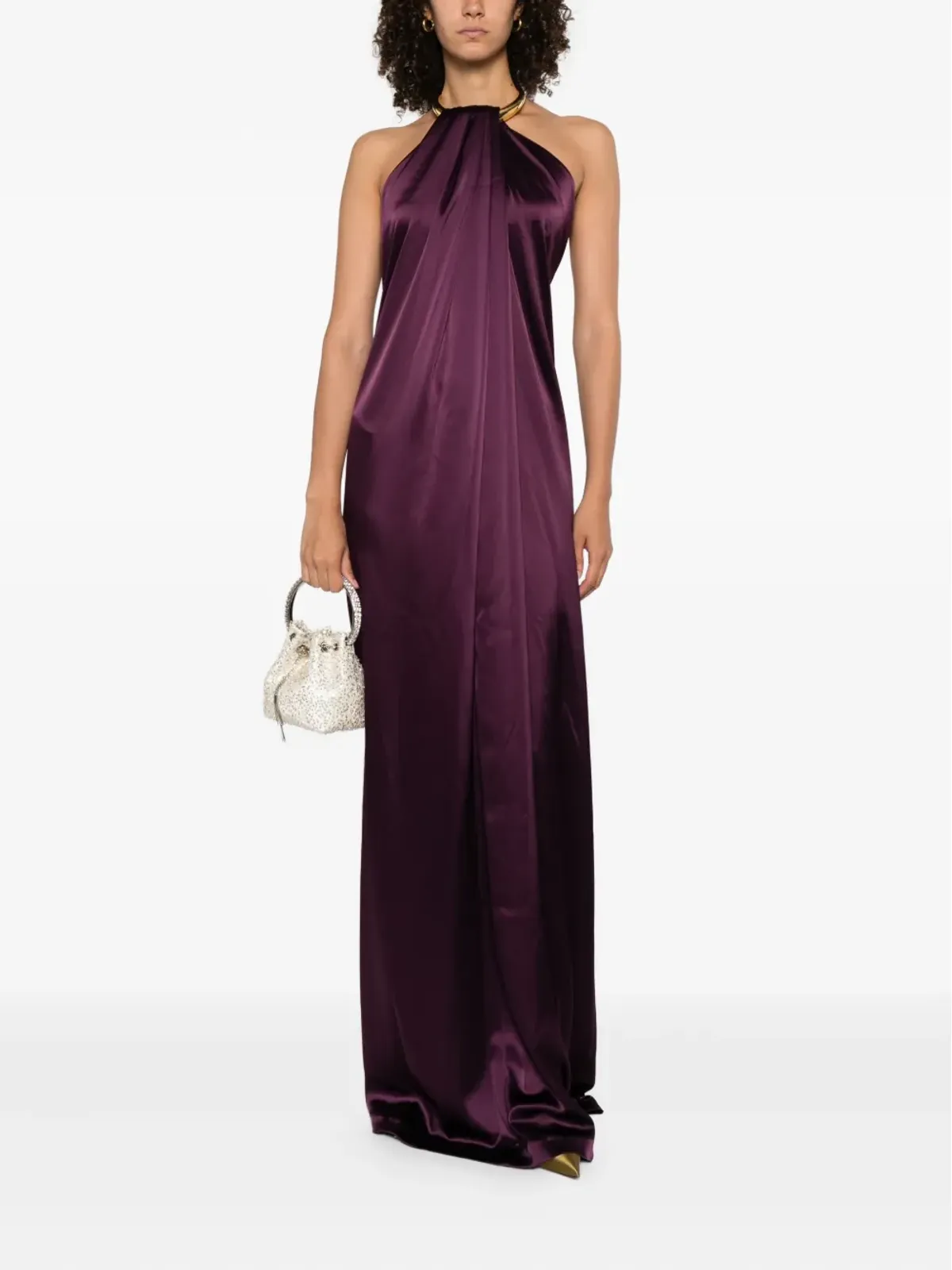 STEPHANE ROLLAND リングネック マキシドレス - 画像2