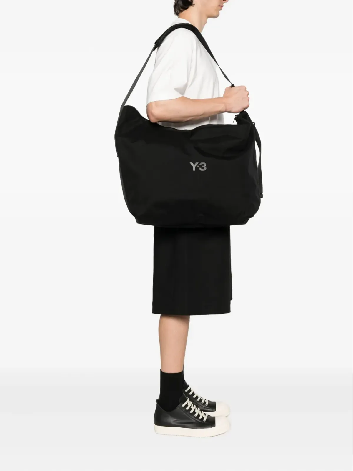 Y-3 ロゴディテール トートバッグ - 画像2