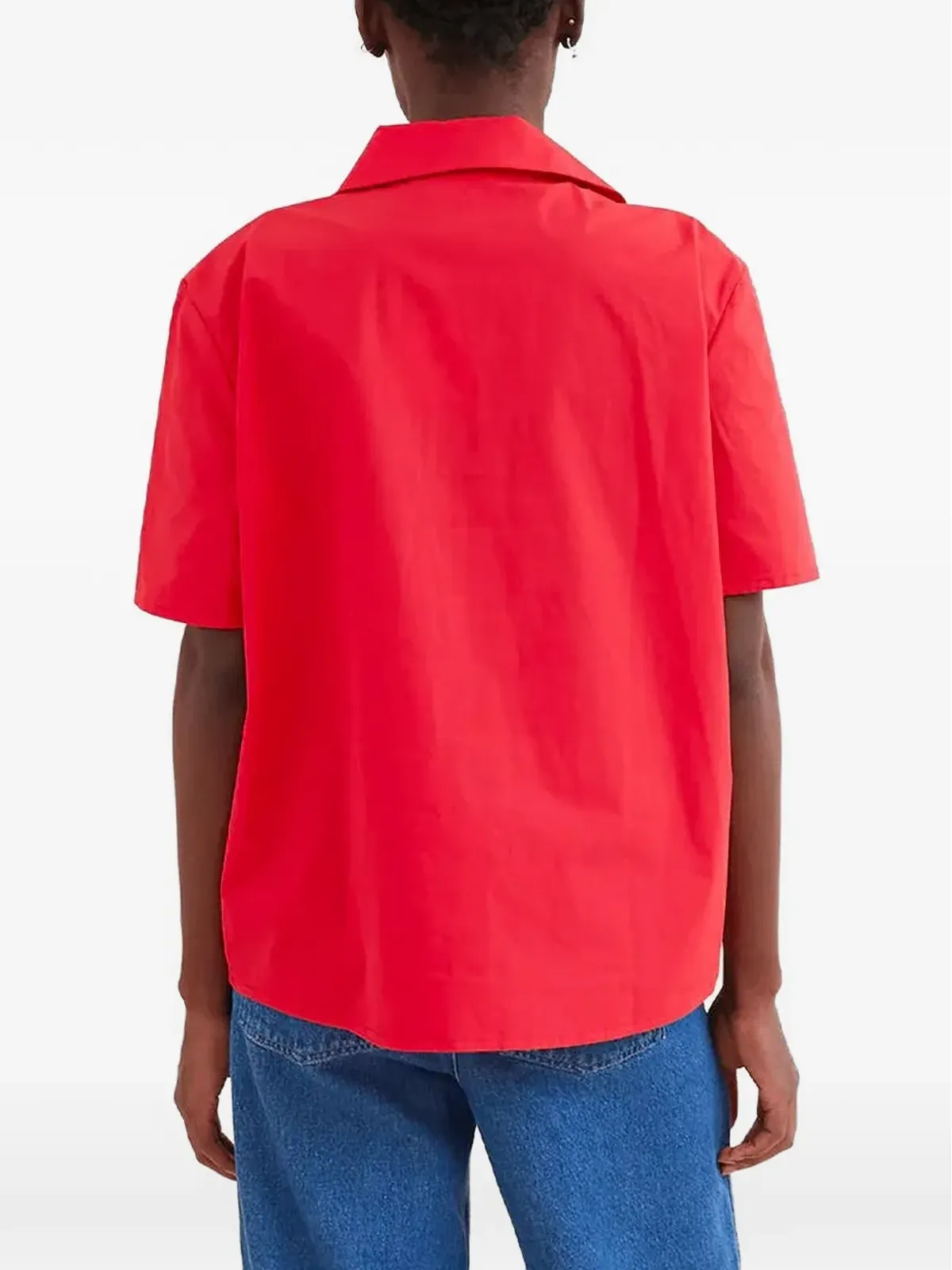 OpéraSPORT Elise V-neck shirt - Red - 画像2