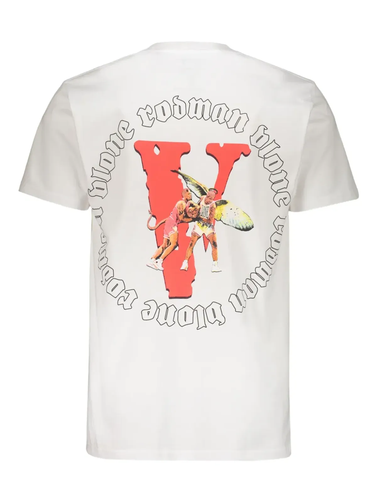 Vlone ロッドマンプリント コットンTシャツ - 画像1