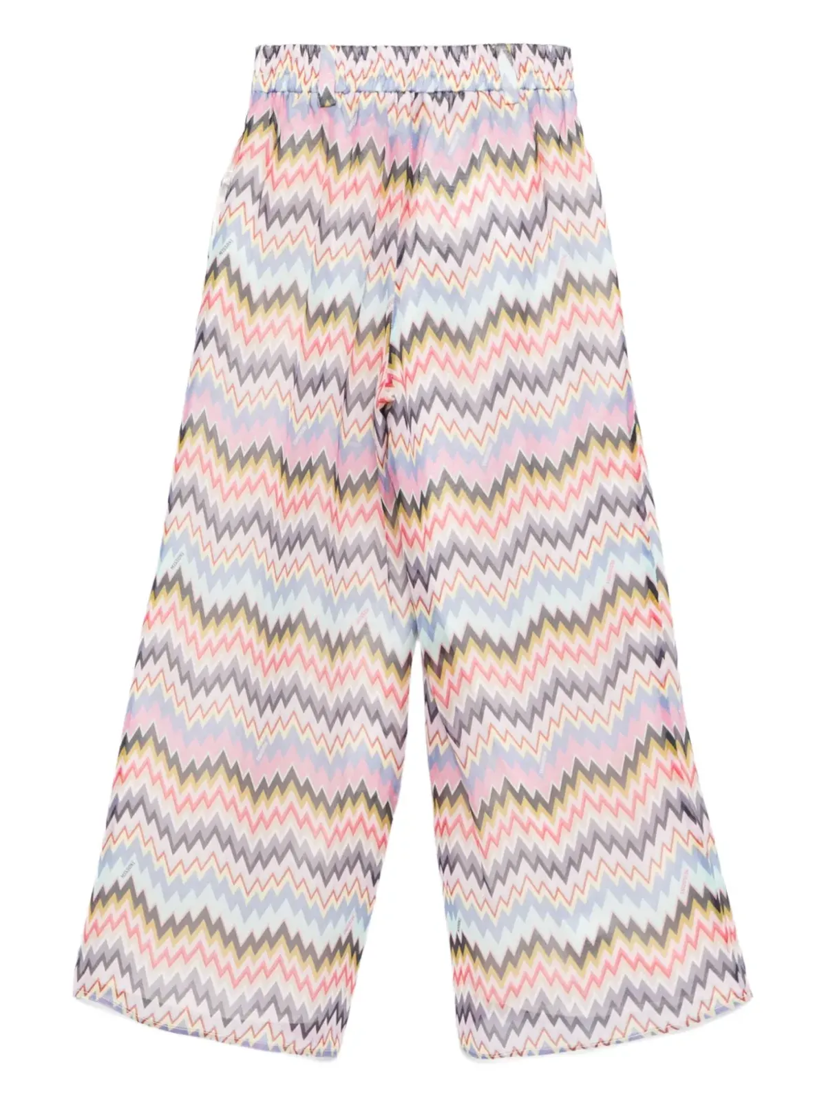 Missoni Kids ジグザグプリントパンツ - 画像2
