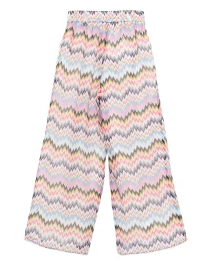 Missoni Kids ジグザグプリントパンツ - サムネイル2