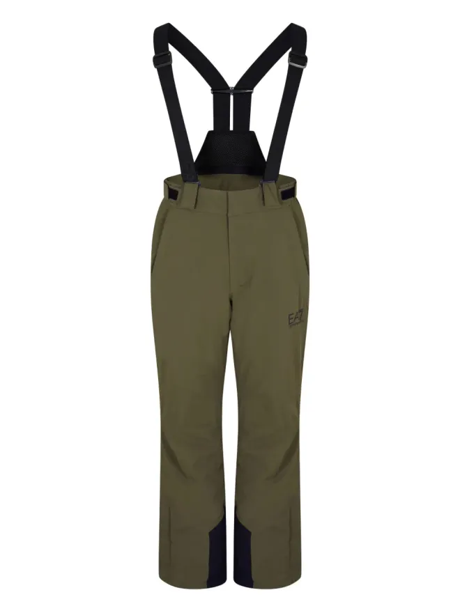 Ea7 Emporio Armani Ea7 Emporio Armani サスペンダー付きスキーパンツ - グリーンの商品画像