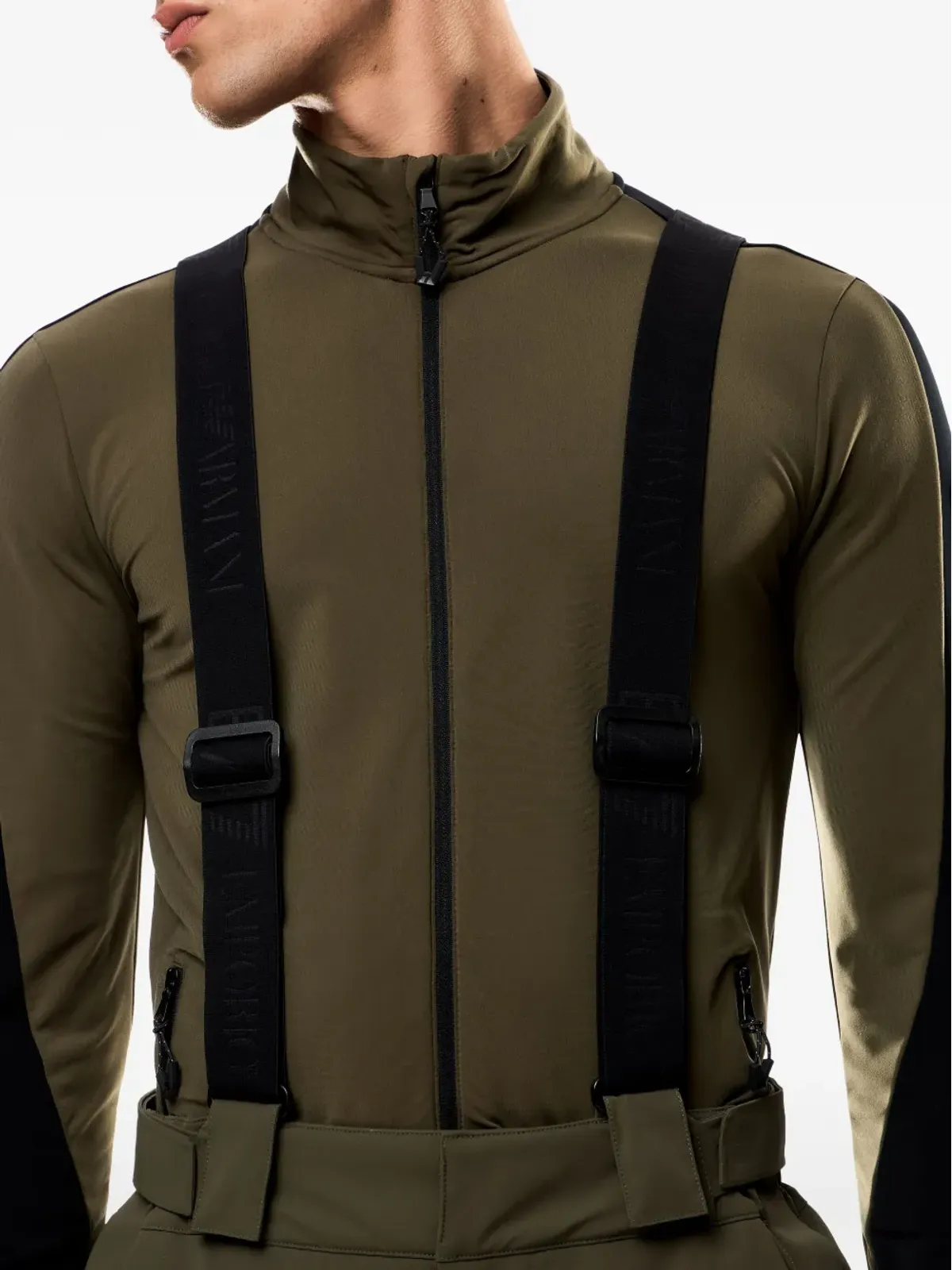 Ea7 Emporio Armani サスペンダー付きスキーパンツ - グリーン - 画像5