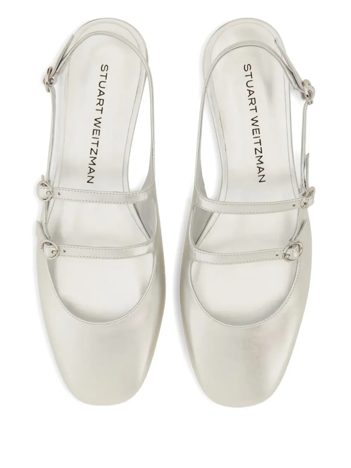 Stuart Weitzman バックルストラップ バレエフラット - 画像5