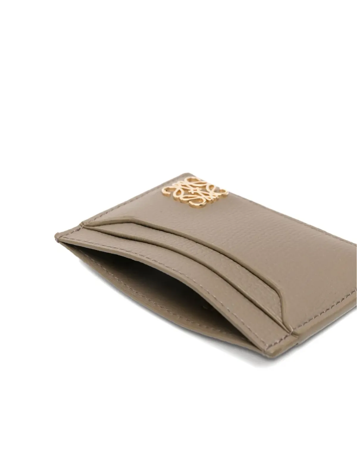 LOEWE ロゴプレート カーフスキン カードホルダー - 画像3