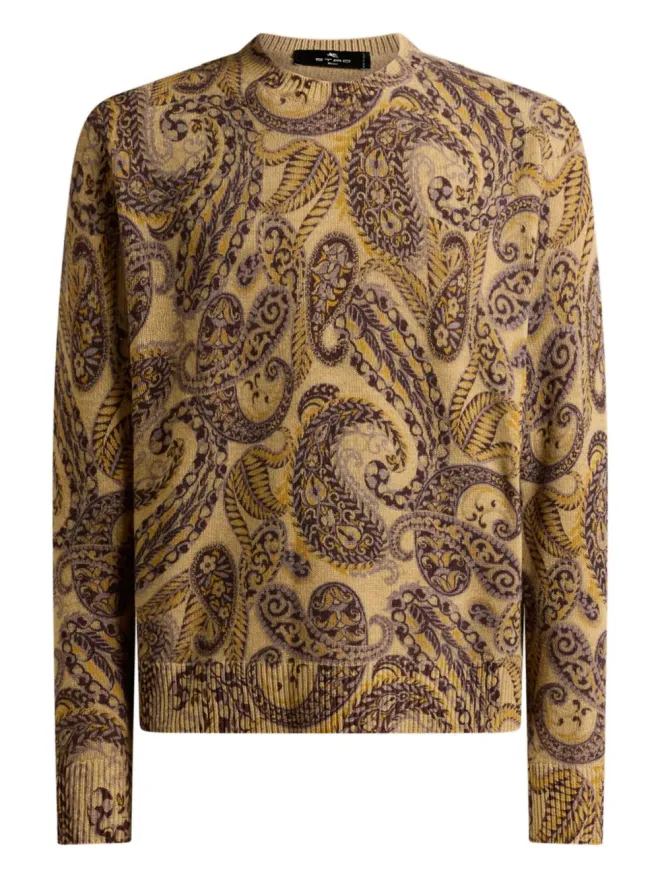 ETRO ETRO ペイズリープリント ウールセーターの商品画像