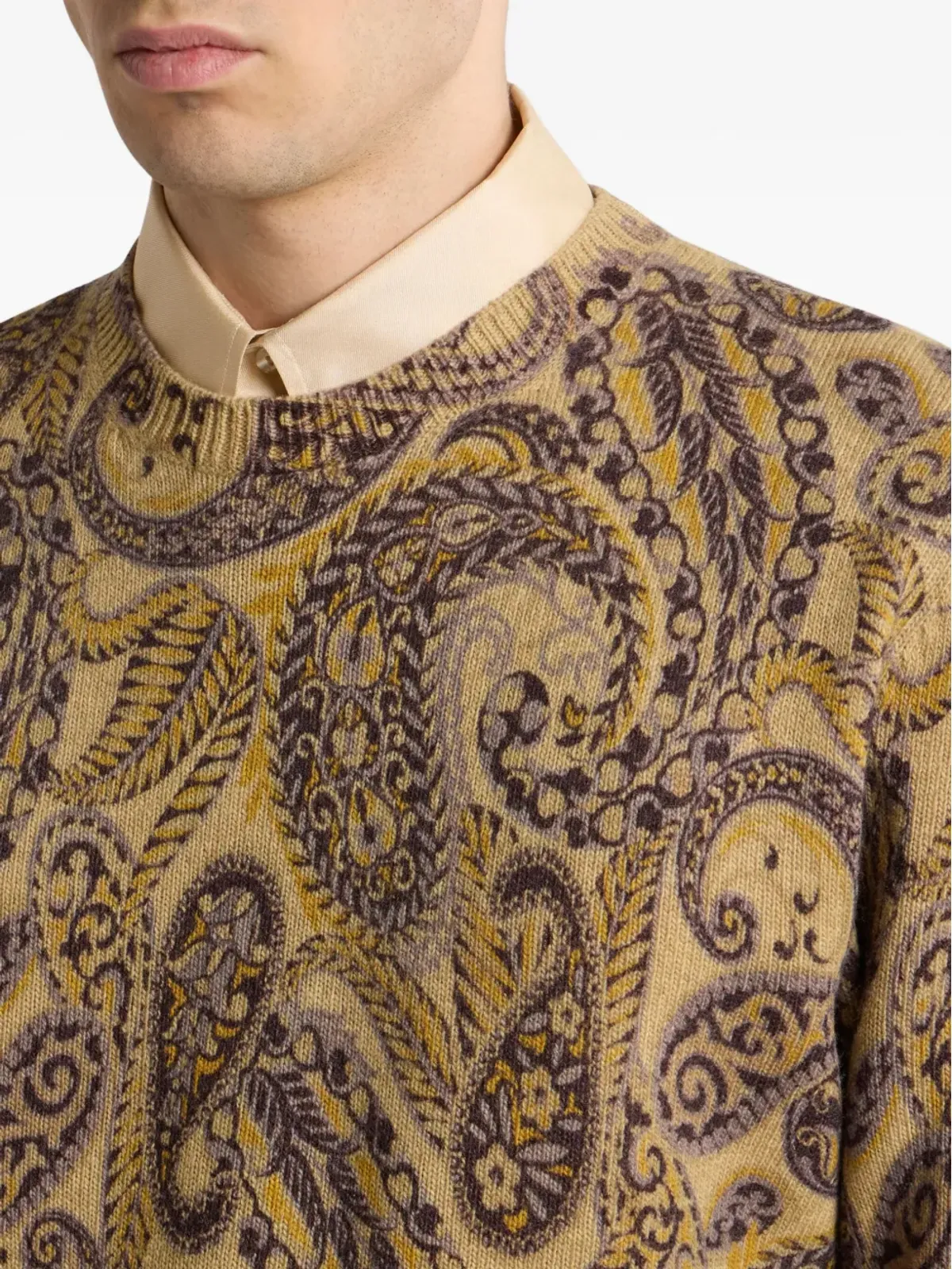ETRO ペイズリープリント ウールセーター - 画像5