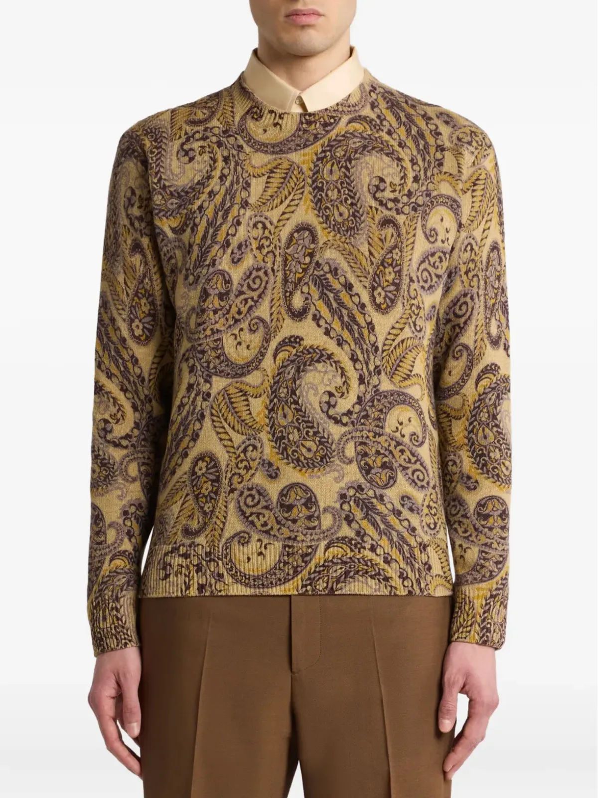 ETRO ペイズリープリント ウールセーター - 画像3
