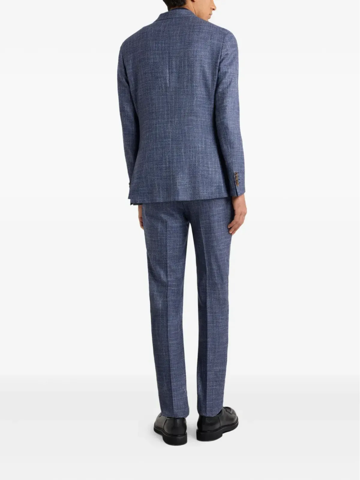 ETRO チェック柄ウールスーツ - 画像3