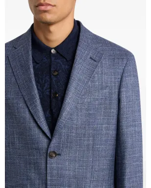 ETRO チェック柄ウールスーツ - サムネイル4