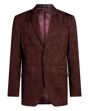 ETRO プリーツ花柄ジャケット - レッド - サムネイル1