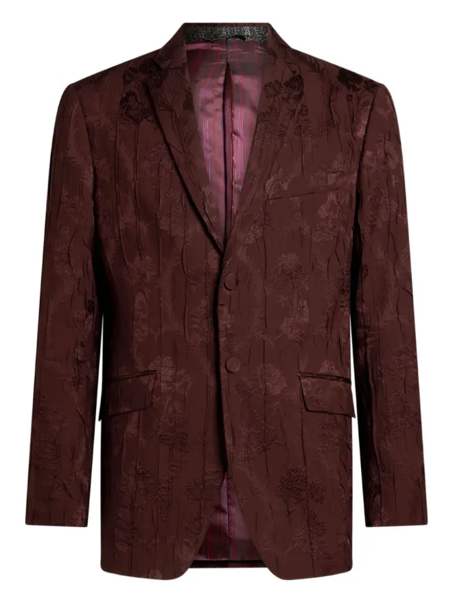 ETRO ETRO プリーツ花柄ジャケット - レッドの商品画像