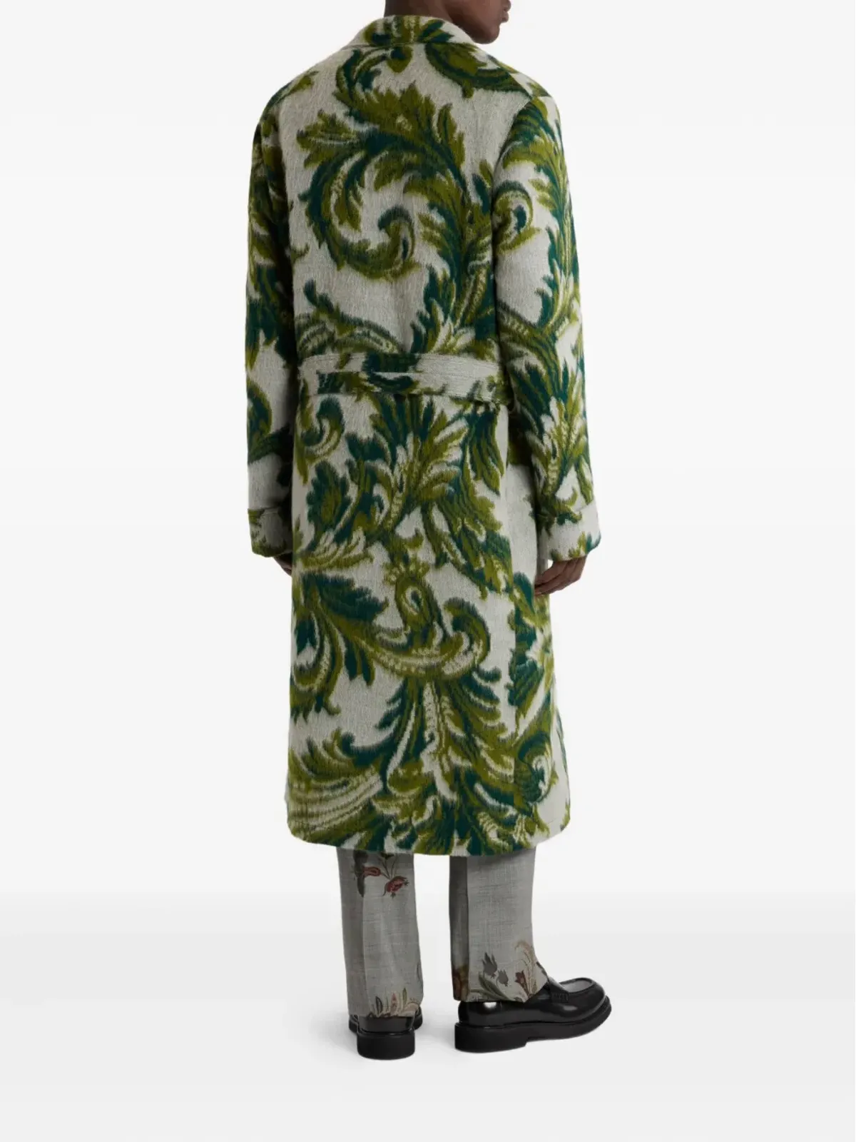 ETRO ジャカード ローブコート - 画像3