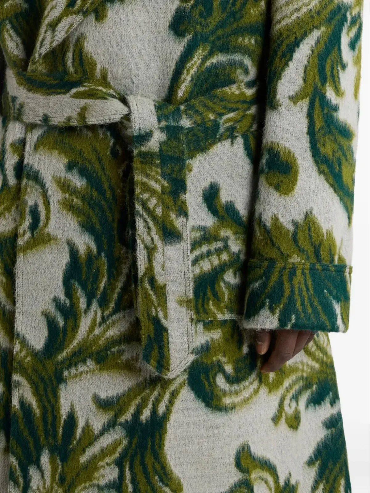 ETRO ジャカード ローブコート - 画像4
