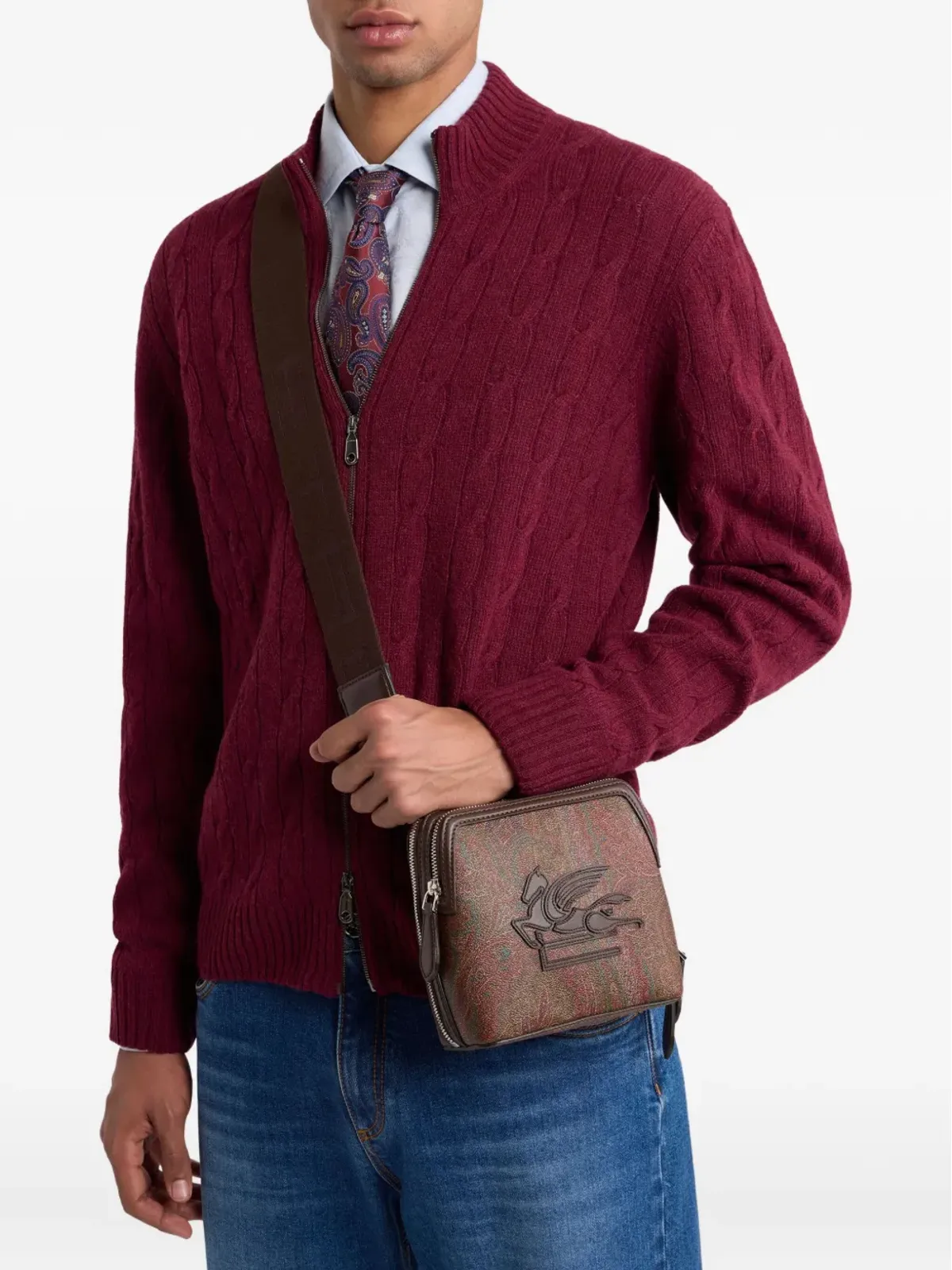 ETRO ペイズリー柄クロスボディバッグ - 画像2