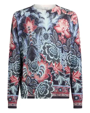 ETRO 花柄プリント クルーネック セーター - サムネイル1