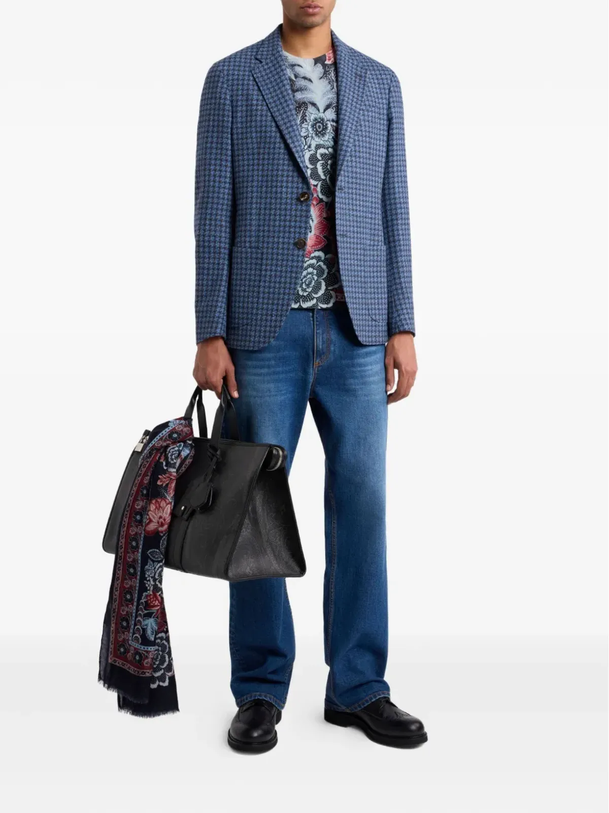 ETRO 花柄プリント クルーネック セーター - 画像2