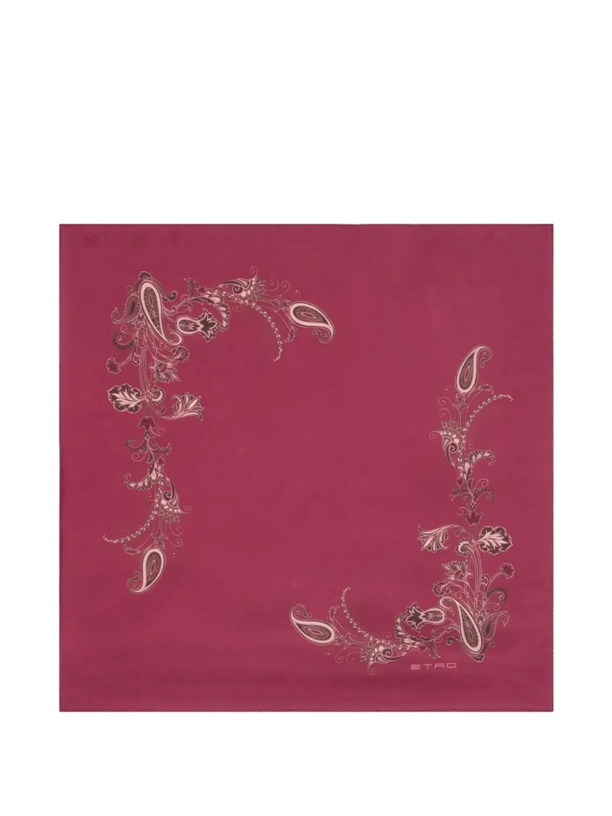 ETRO ペイズリープリント ポケットスクエア - 画像1
