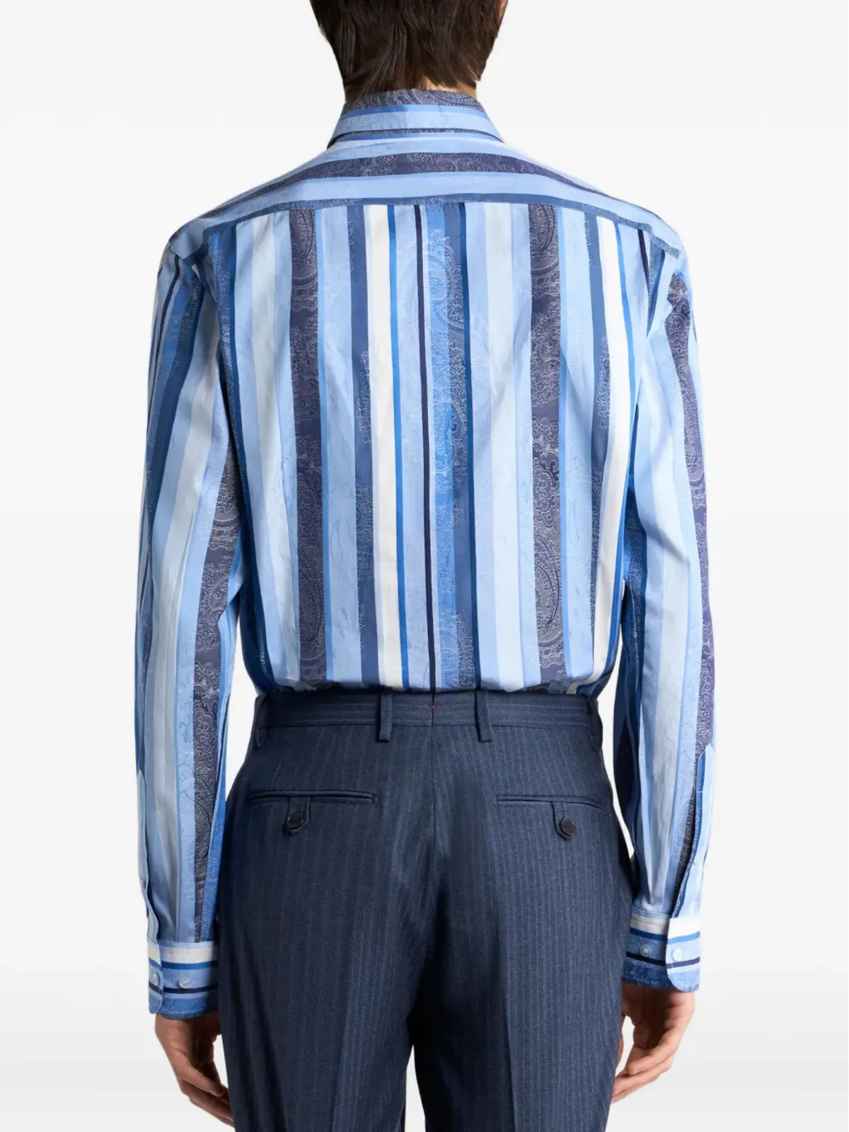ETRO ストライプ柄シャツ - 画像4