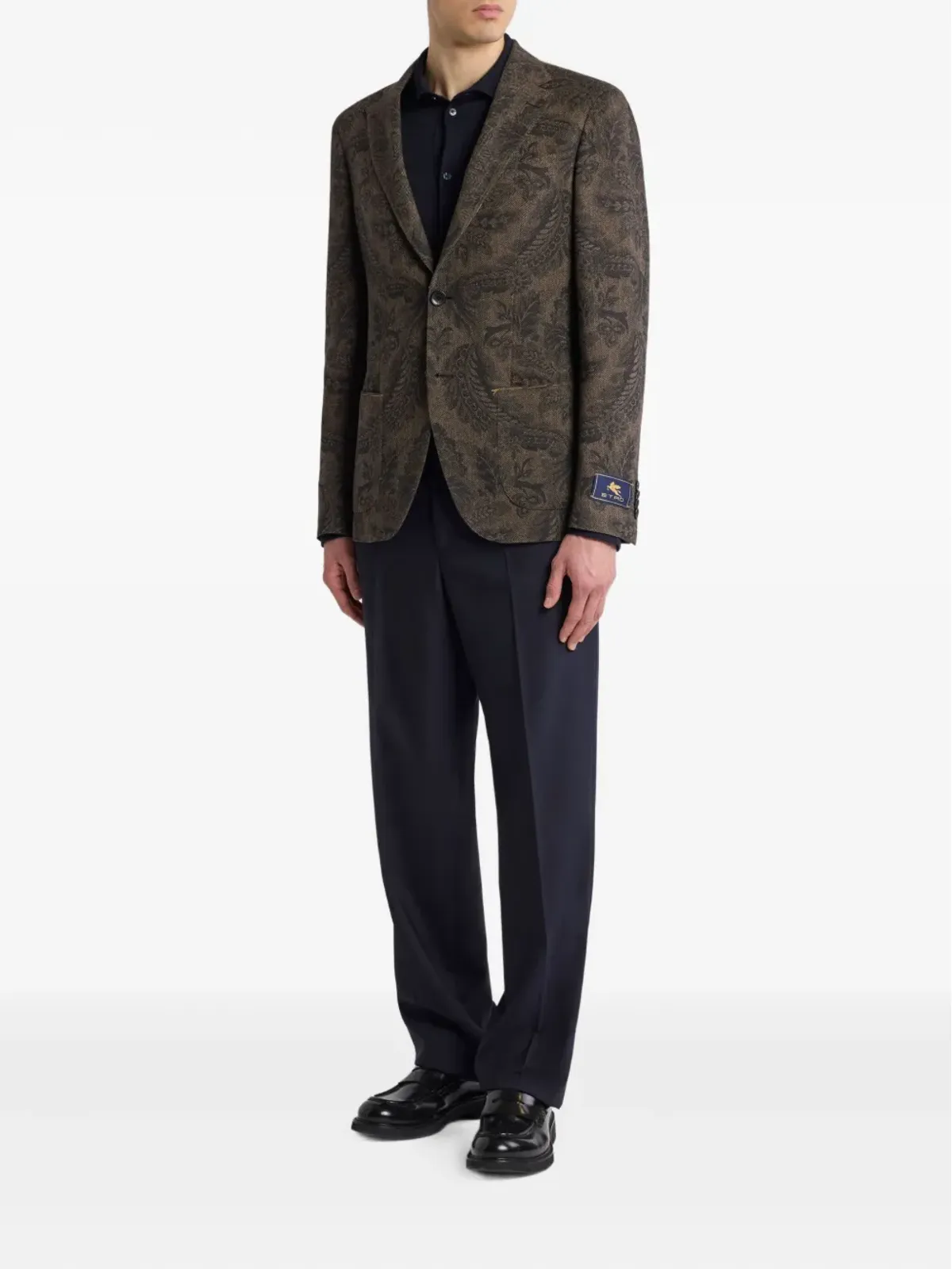 ETRO ペイズリープリント ウール ブレザー - 画像2