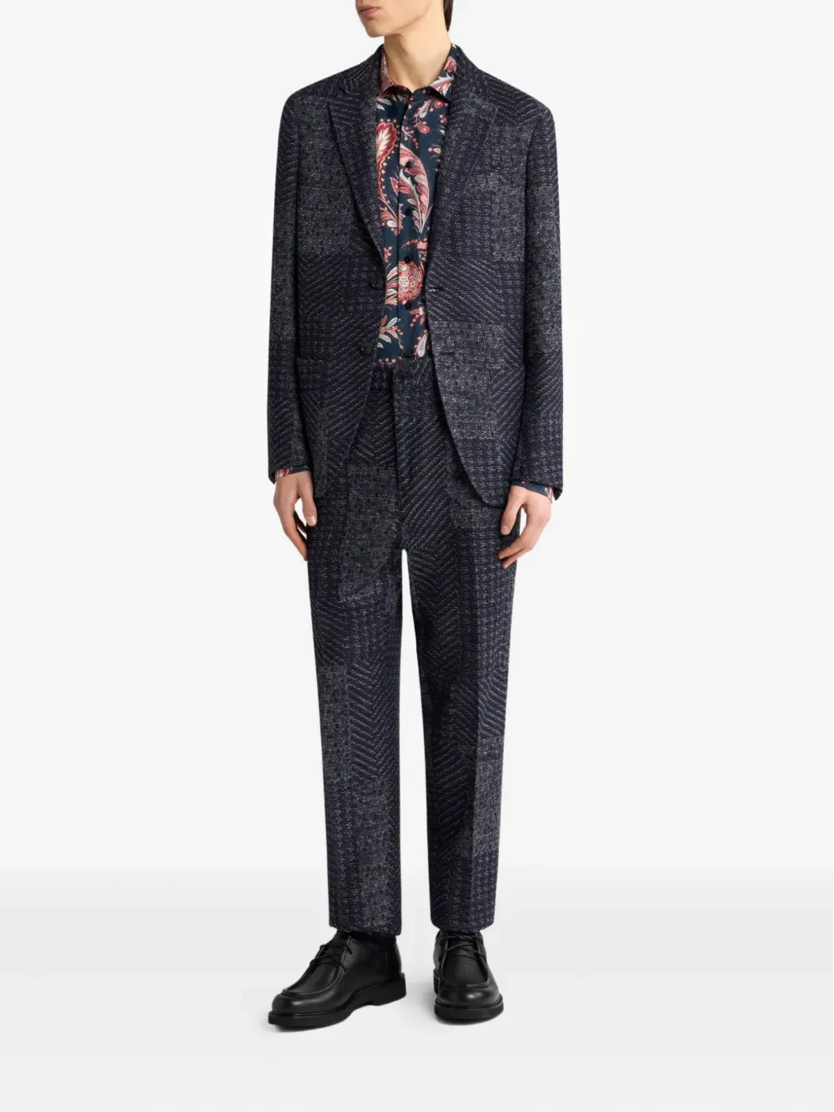 ETRO パッチワーク テーラードパンツ - 画像2