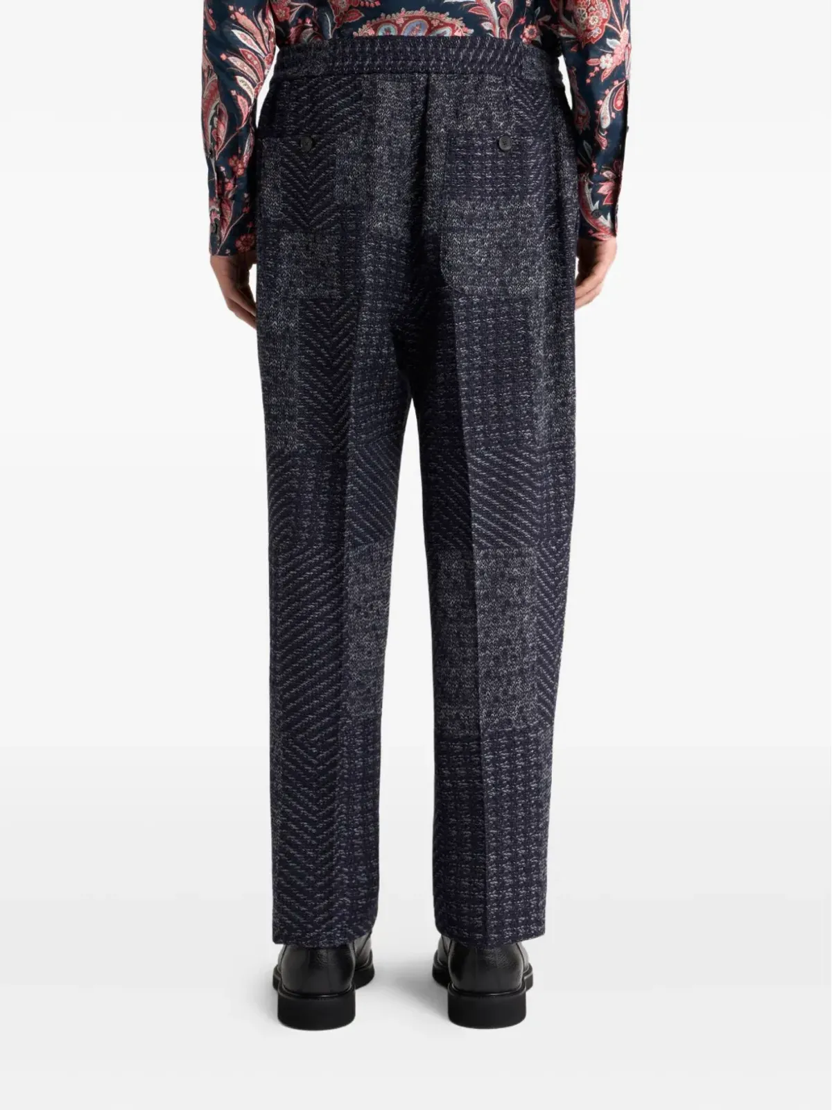 ETRO パッチワーク テーラードパンツ - 画像4