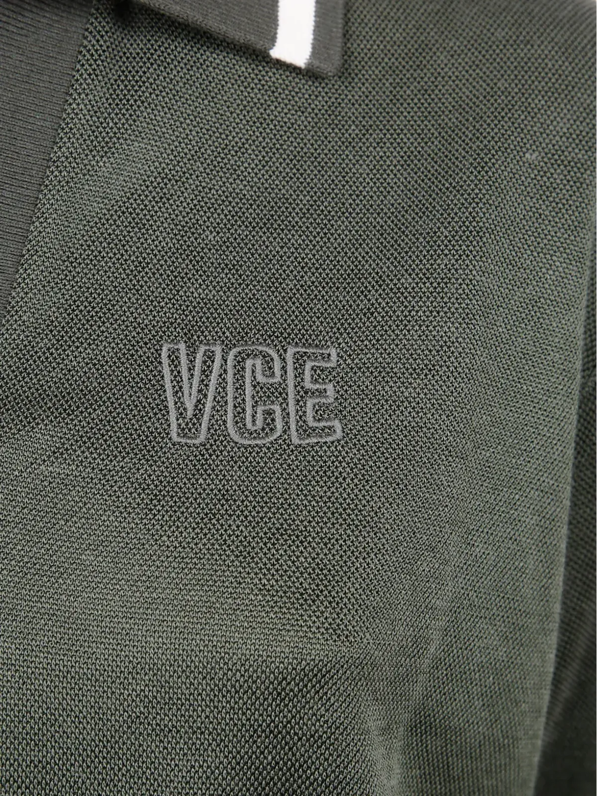 Golden Goose 刺繍ディテール ポロトップ グリーン - 画像3