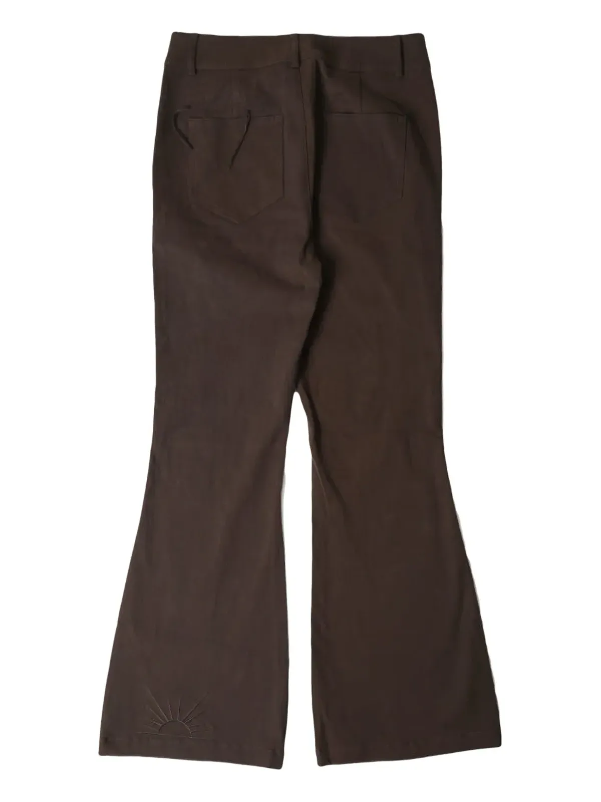 House of Sunny évasé trousers - Brown - 画像2