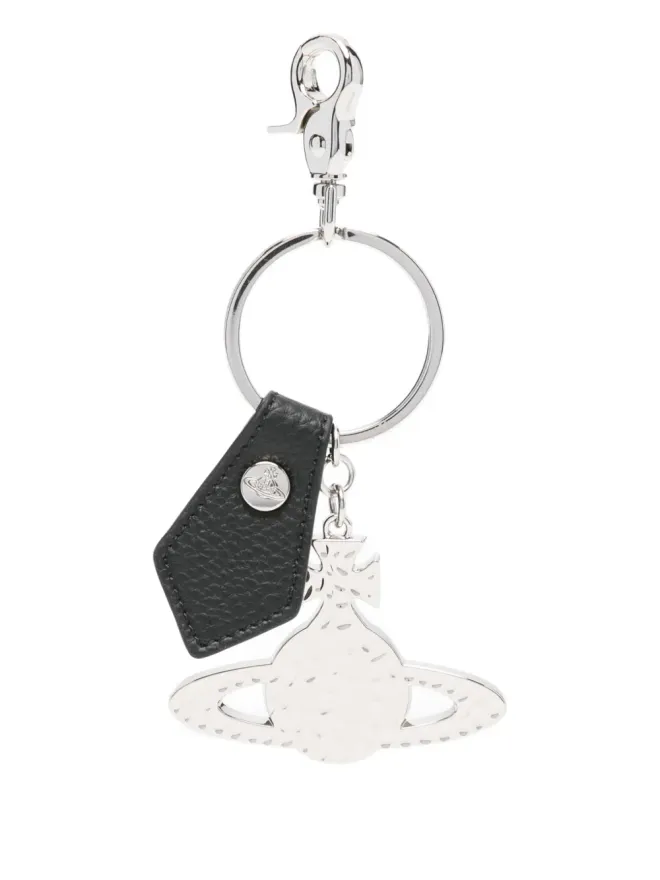 Vivienne Westwood Vivienne Westwood オーブ・プレート付きレザーキーホルダー（シルバー）の商品画像