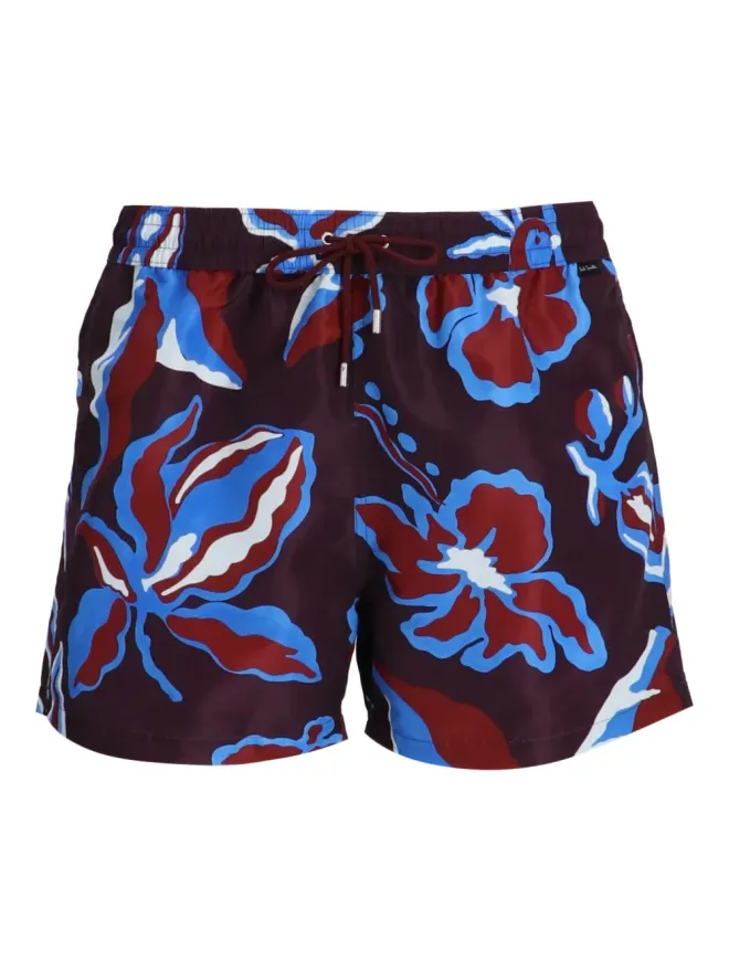 Paul Smith Paul Smith ボヘミア花柄プリントのスイムショーツ - パープルの商品画像