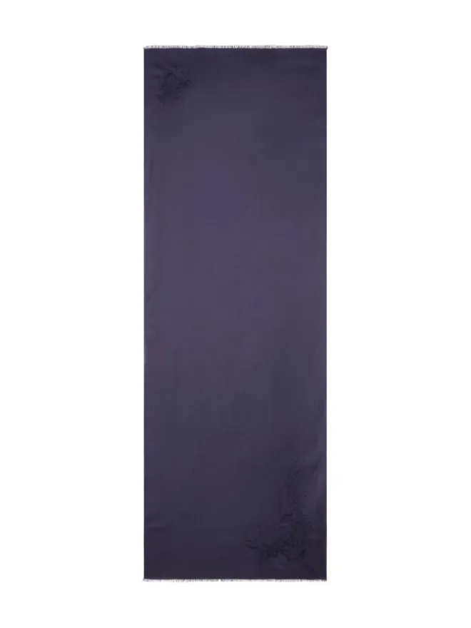ETRO ETRO ペイズリー柄の刺繍が施されたカシミアスカーフの商品画像