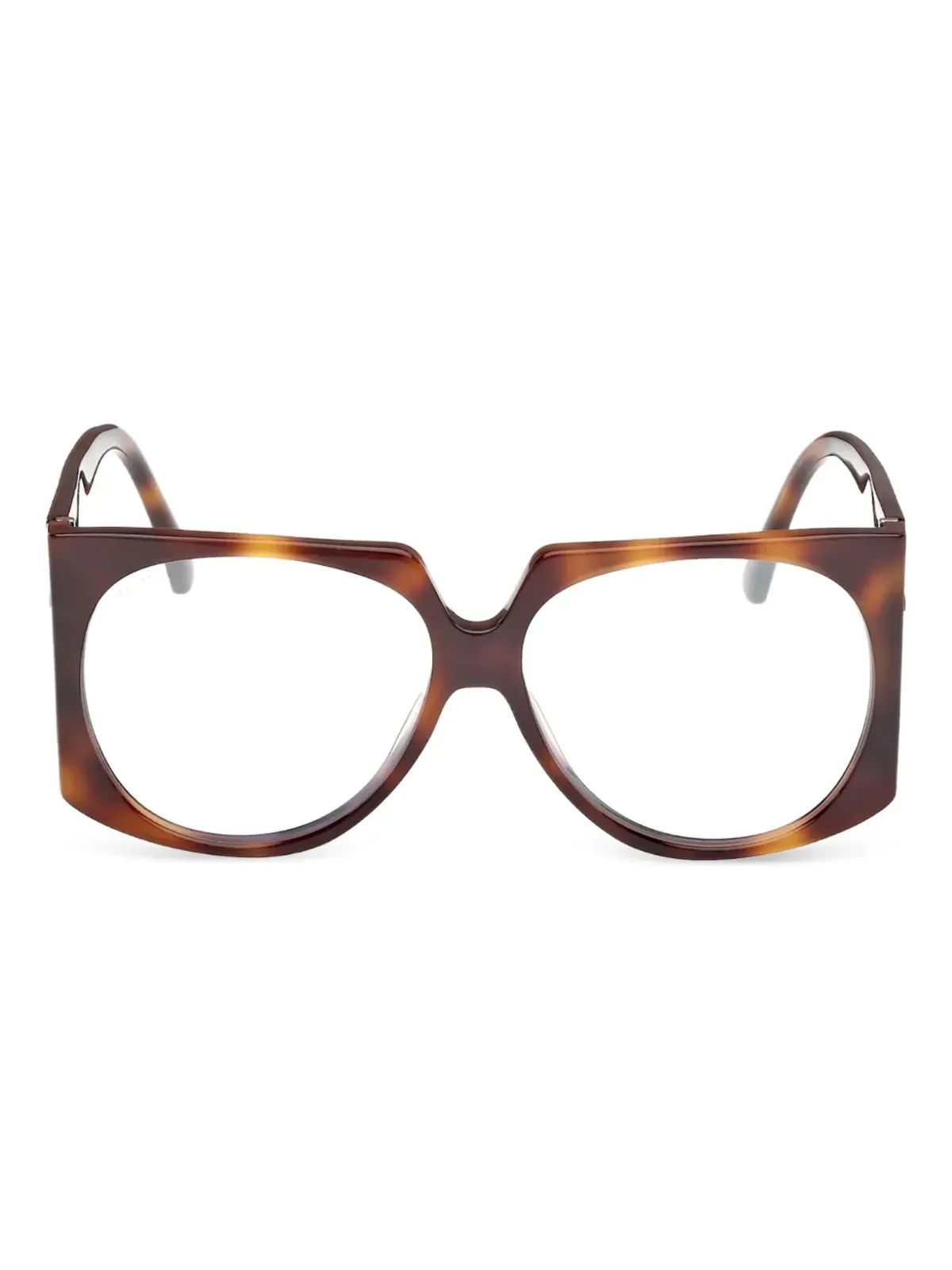 Max Mara Eyewear 幾何学フレームの眼鏡 - 画像1