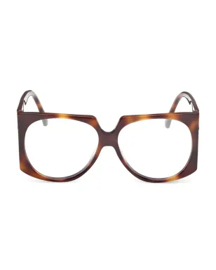 Max Mara Eyewear 幾何学フレームの眼鏡 - サムネイル1
