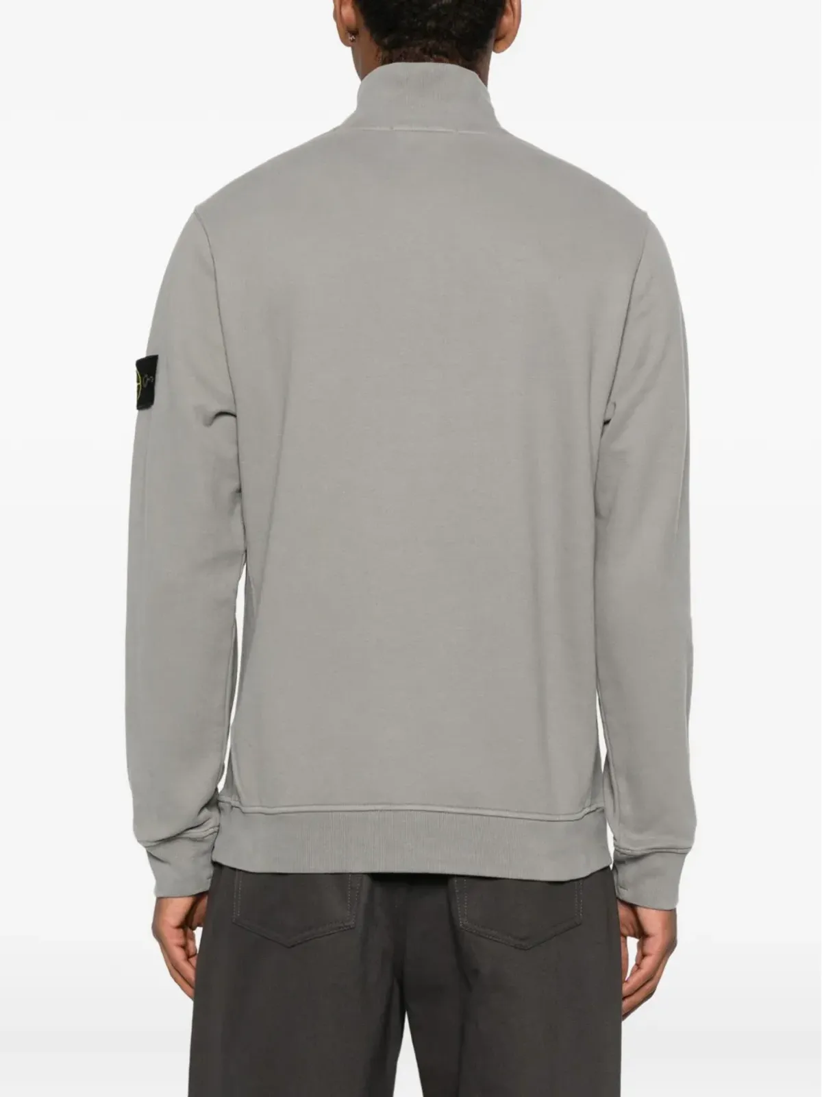Stone Island ブラッシュド仕上げフリーススウェットシャツ - グレー - 画像4