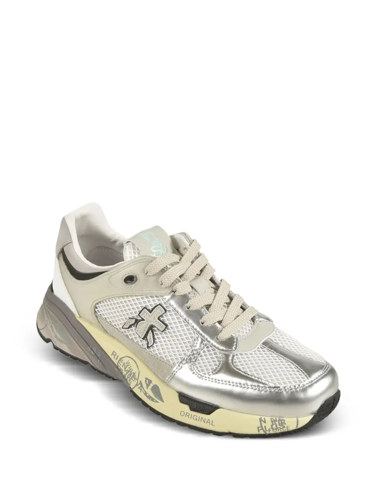 Premiata Mased メタリックパネルスニーカー - 画像2