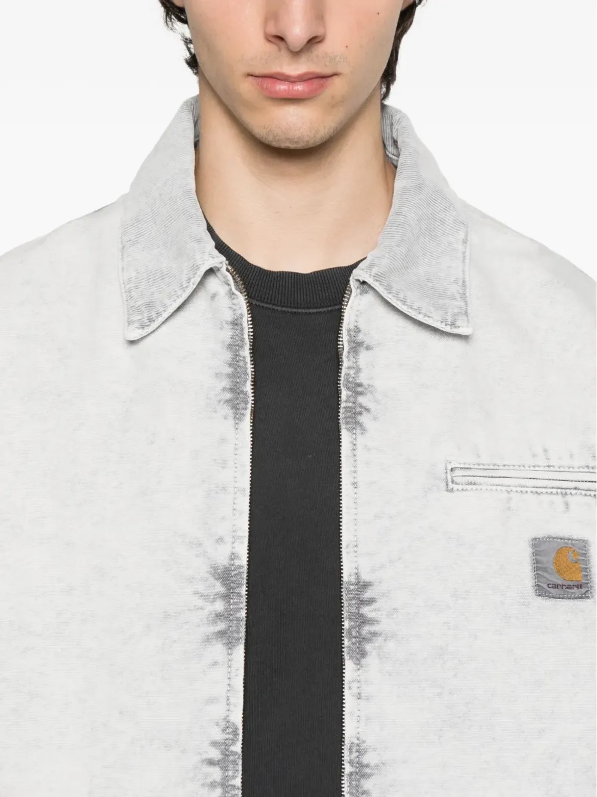 Carhartt WIP OG Detroit オーガニックコットン ジャケット グレー - 画像5