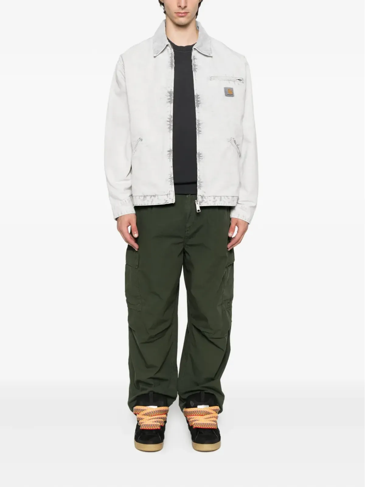Carhartt WIP OG Detroit オーガニックコットン ジャケット グレー - 画像2
