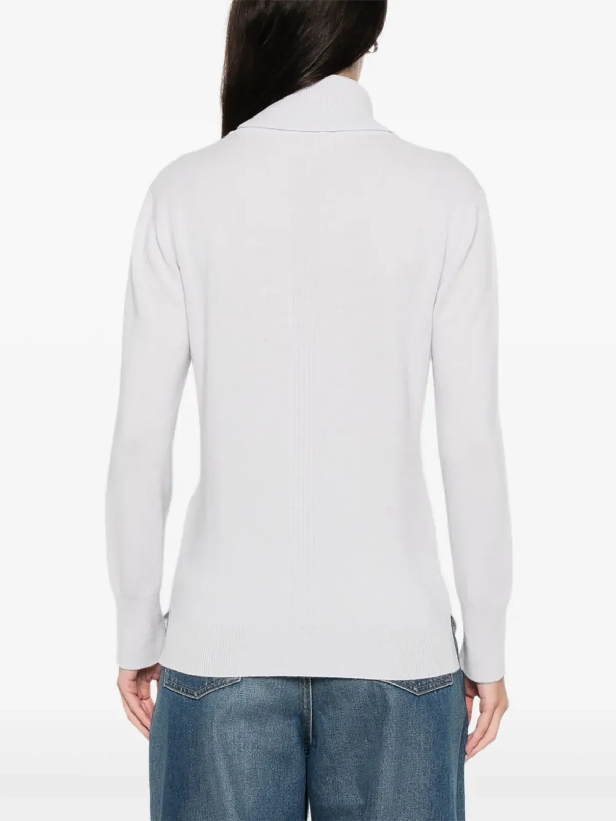 Purotatto roll-neck long-sleeve sweater - Blue - 画像4