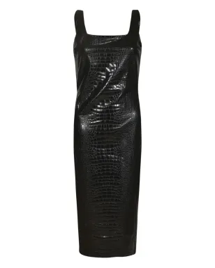CHIARA BONI La Petite Robe クロコダイルエフェクト ミディドレス - サムネイル1