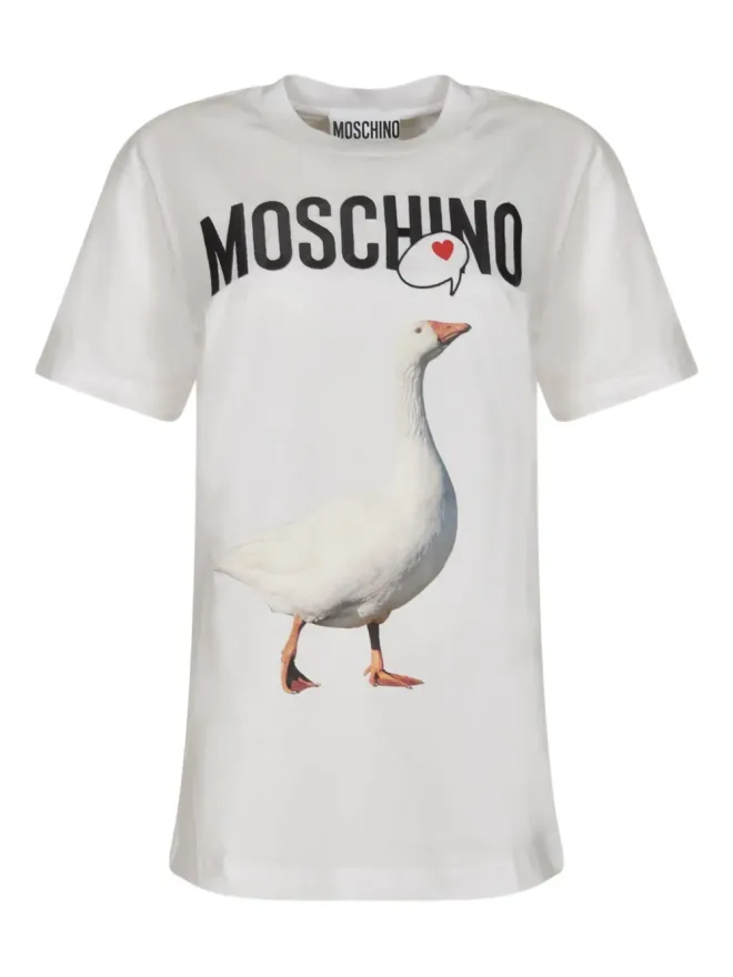 Moschino Moschino Goose-print T-shirtの商品画像