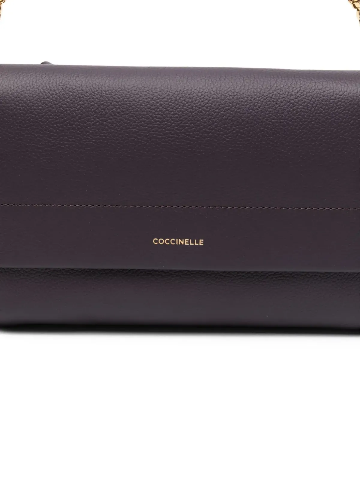 Coccinelle ボヘム レザー ショルダーバッグ - 画像4