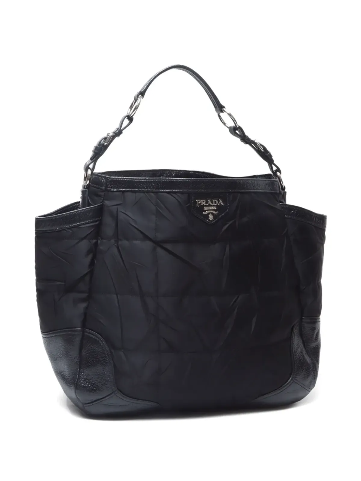 Prada ビンテージ 2000-2020年代 キルティングパネルドショルダーバッグ - 画像3