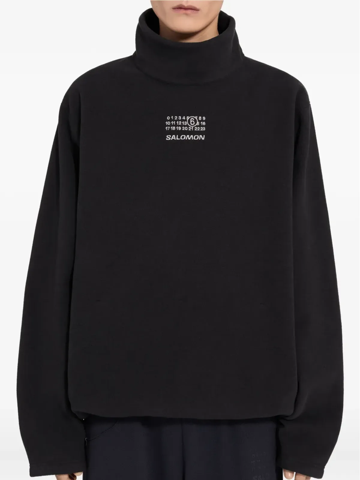 MM6 Maison Margiela X Salomon ロゴ タートルネック スウェットシャツ - 画像5
