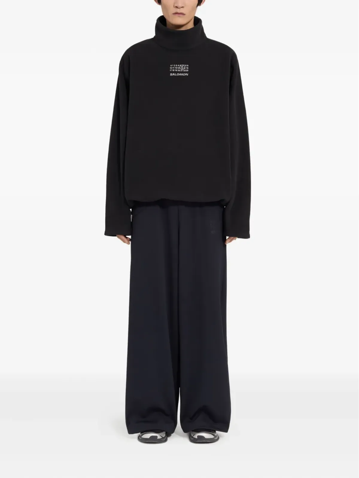 MM6 Maison Margiela X Salomon ロゴ タートルネック スウェットシャツ - 画像2