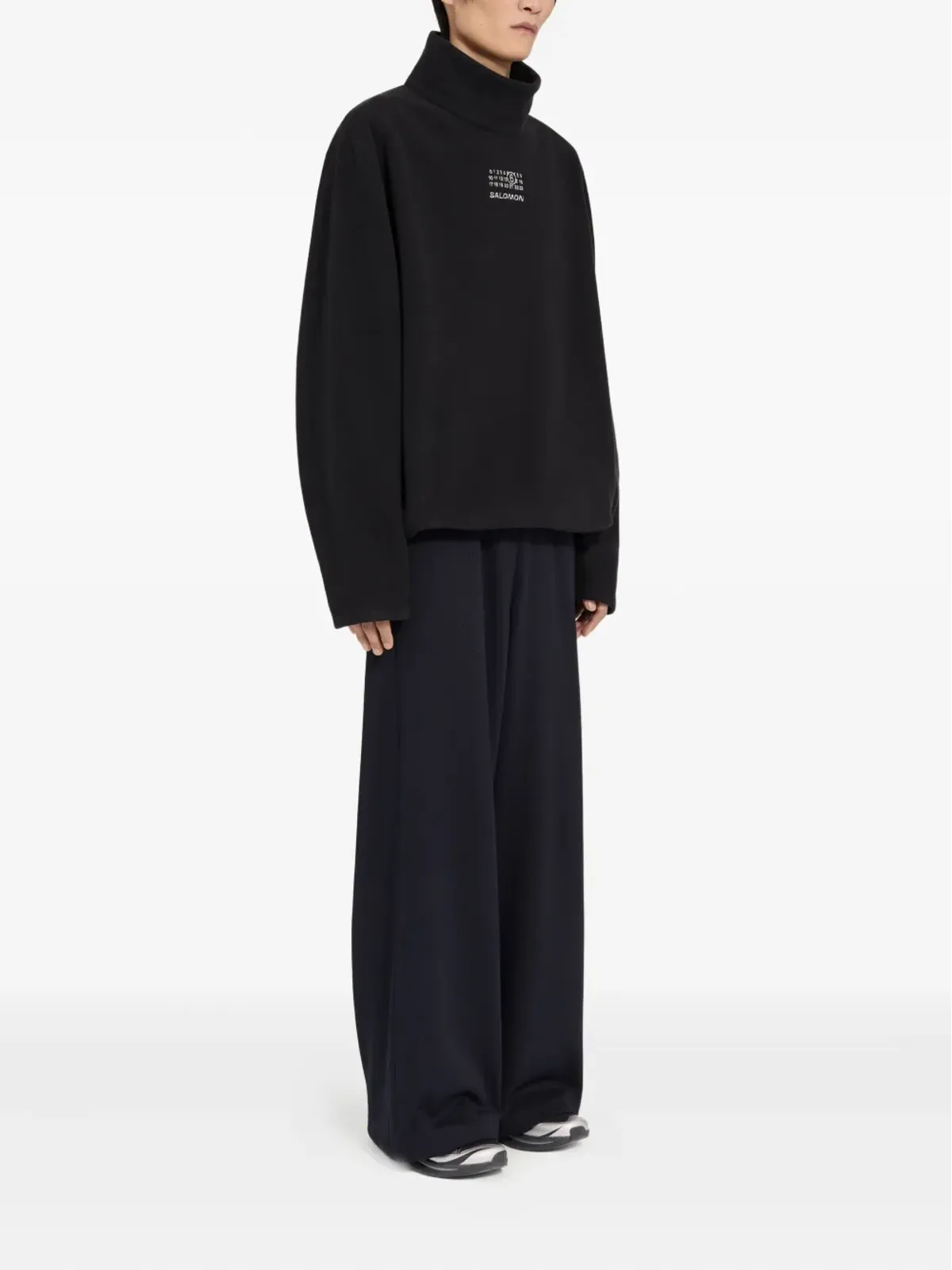 MM6 Maison Margiela X Salomon ロゴ タートルネック スウェットシャツ - 画像3