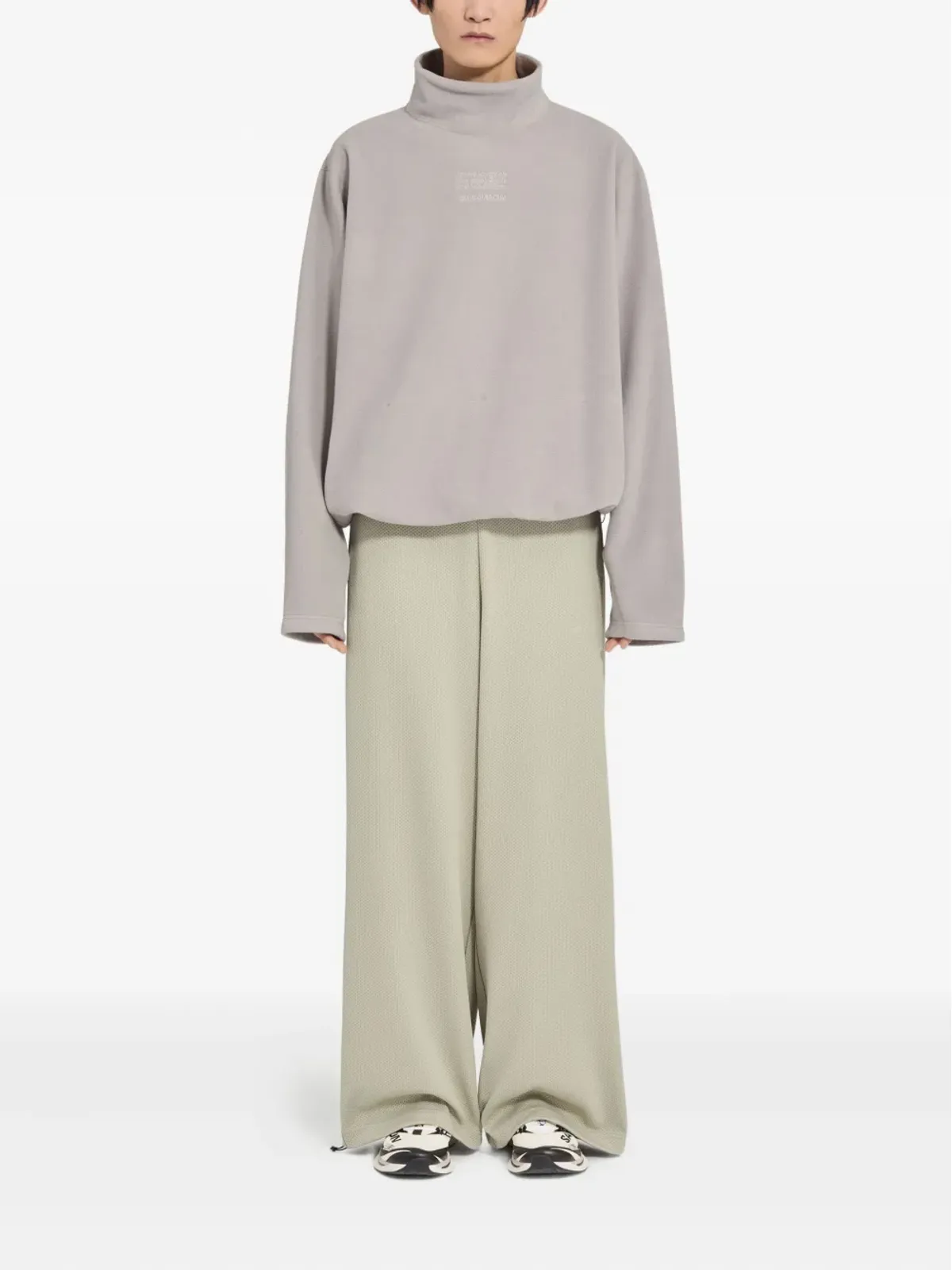 MM6 Maison Margiela X Salomon タートルネック フリース長袖Tシャツ - 画像2