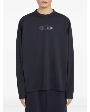 MM6 Maison Margiela X Salomon テクスチャードロゴ長袖Tシャツ - サムネイル5